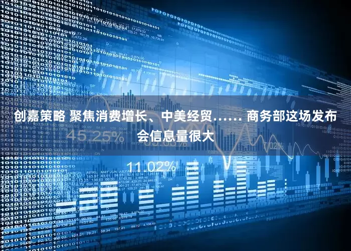 创嘉策略 聚焦消费增长、中美经贸…… 商务部这场发布会信息量很大